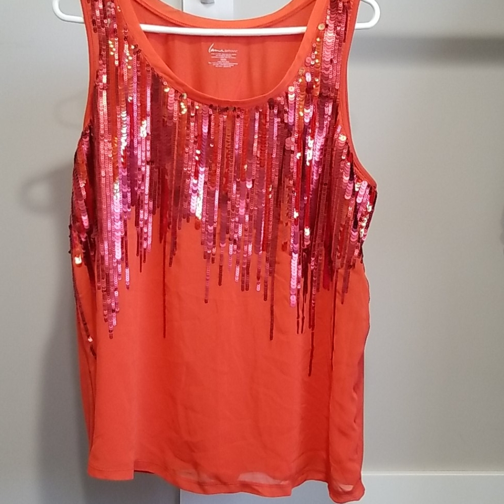 NWT Lane Bryant sequin tank